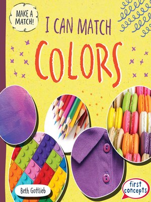 cover image of I Can Match Colors